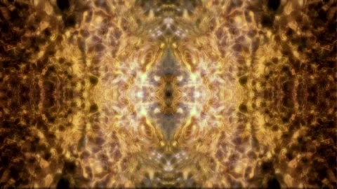 4K Abstract Rippling Light Waves, Symmetrical Kaleidoscope VJ Loop Stock Footage 325368193