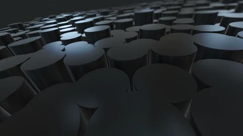 4k Abstract Round 3d Background Random Motion, Animation. Video stock 107528473