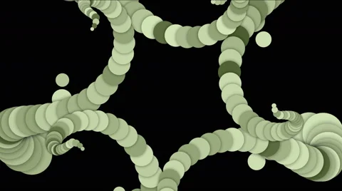 4k Abstract round circle flower pattern,star chain,rope knot,whirlpool vortex. Stock Footage 58517600