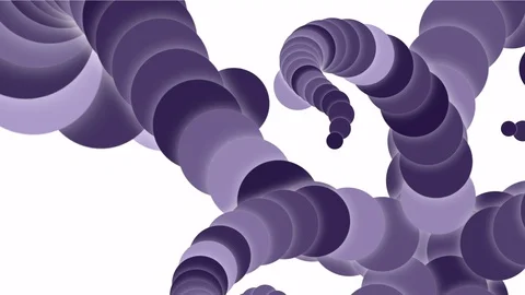 4k Abstract round circle flower pattern star chain rope knot whirlpool vortex. Stock Footage 73505352