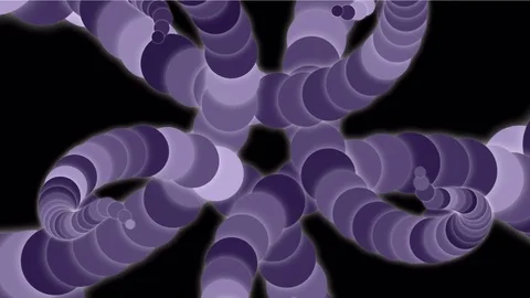 4k Abstract round circle flower pattern star chain rope knot whirlpool vortex. Stock Footage 73506160