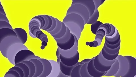 4k Abstract round circle flower pattern star chain rope knot whirlpool vortex. Stock Footage 73530978