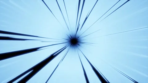 4K Abstract Sci-Fi Wormhole Acceleration to Luminous White Light Stock Footage 315568190