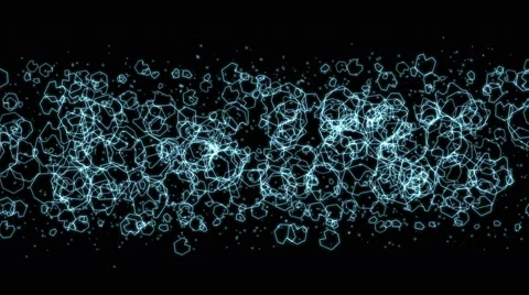 4k Abstract scifi polygon space microbes bacteria spores particles explosion. Stock-Footage 65132143