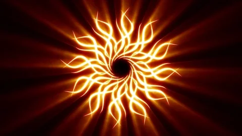 4k Abstract Shining Mandala Loop Video stock 91740763