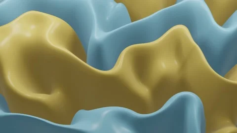 4K Abstract soft wave background, colorful waves motion flowing animation Stock Footage 195844939