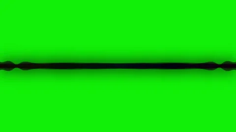 4k abstract sound wave or audio wavefrom isolated on green screen background. Stock Footage 282084520