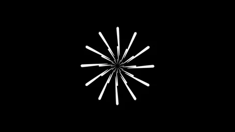 4K Abstract Spark Circle Explosion Loop with Bright Glow Trails Effect 库存影片 332944021