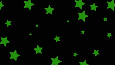 4K Abstract star green. Stock Footage 215276773