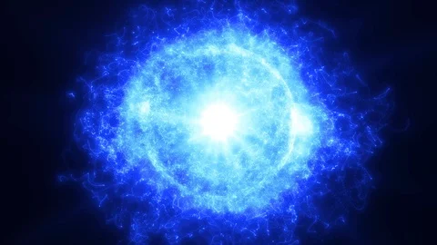 4k Abstract Sun Particles Shining Background Loop Video stock 104552485