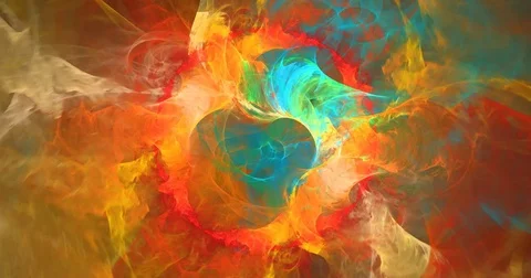 4K abstract swirl texture pattern motion background seamless looping fractal Stock Footage 85196154