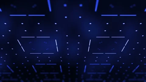 4K Abstract tech geometric polygonal motion design dark Loop Stock Footage 108408344