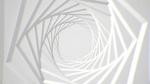4K Abstract technology crystal tunnel Stock Footage 112105312