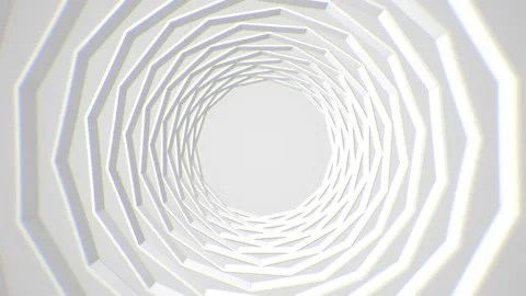 4K Abstract technology crystal tunnel Stock Footage 112113772