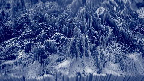 4K Abstract Topographic Waveform. Stock Footage 101313225