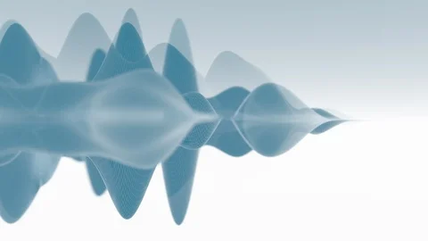 4K Abstract Undulating Waveform. Video stock 93624694