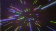 4K Abstract Vhs Retro Cosmic Background. Hyper Jump Into Another Galaxy. Fast Stock Footage
