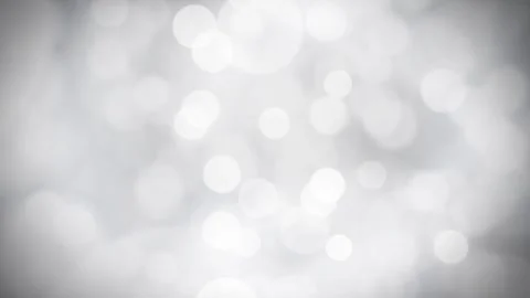 4K Abstract White And Gray Bokeh Lights Defocused Glowing Orbs Loop Stock-Footage 334445518