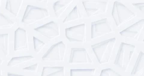 4k Abstract white silver geometric universal background for business Stock Footage 196105677