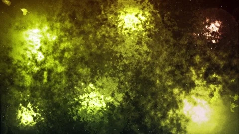4K Abstract Yellow Nebula Sky Cosmic Space Motion Graphic 스톡 동영상 330447326