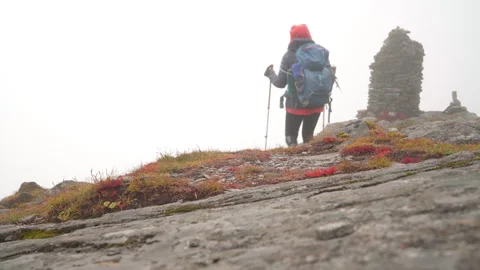 4k, acclimatization, active, activity, adventure, alone, altitude, backpacker, b Stock-Footage 276444809