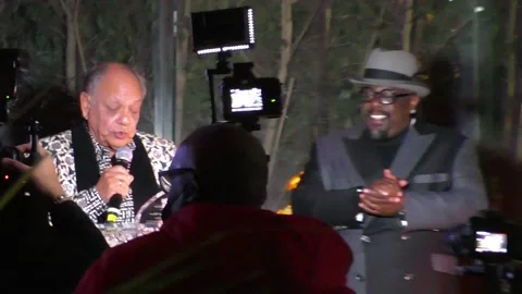 4K Actor Cheech Marin Receiving TRAILBLAZER AWARD At Oscars After Party Stock Footage 172479726