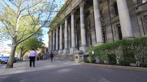 4K Adelaide Streets, Timelapse Stock Footage 77020483