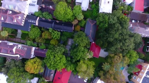 4k Aerial of Charleston South Carolina at Sunrise Stock Footage