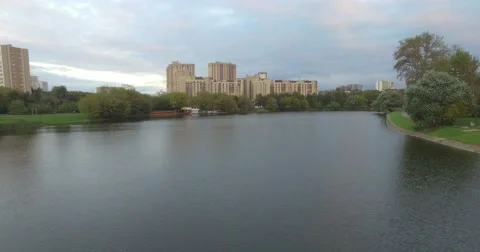 4K aerial construction of multi-storey house residential complex wall hotel Stock Footage 68100140