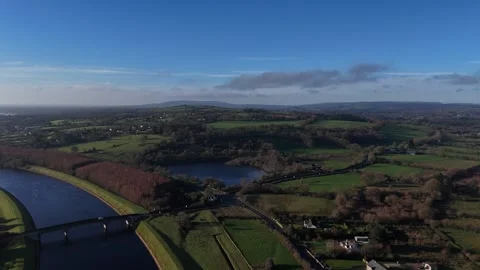 4K Aerial Countryside Landscape at Loop Walk Stock-Footage 333412705