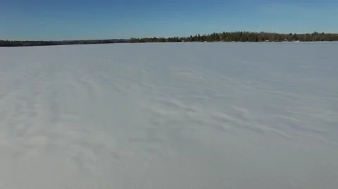 4k aerial desolate winter flight Stock Footage 62941613