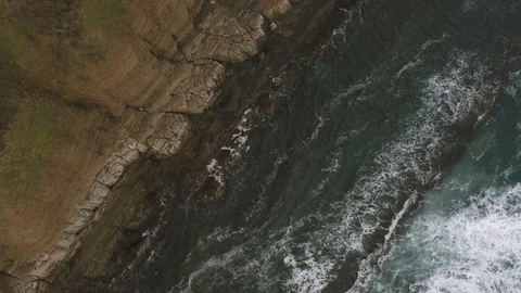 4K Aerial Drone, Bird View Black Sea Footage Video stock 122280587