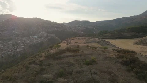 4K Aerial Drone Fly over Sacsayhuaman Ancient Incan Ruins in Cusco, Peru Stock Footage 239835289