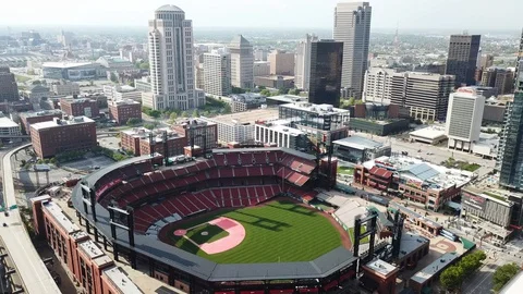 Busch stadium at night, Stock Video