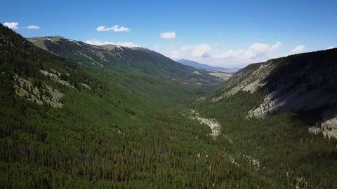 4k aerial drone footage. Colorado Rocky Mountains, Sangre de Cristo range. Stock Footage