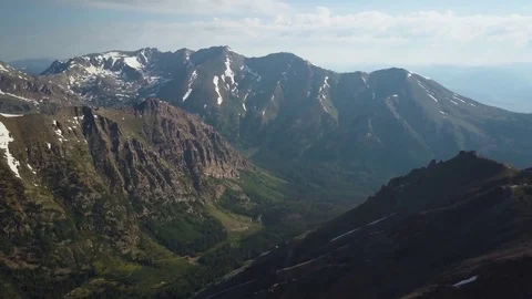 4k Aerial drone footage. Sawatch Range, Colorado Rocky Mountains Stock Footage