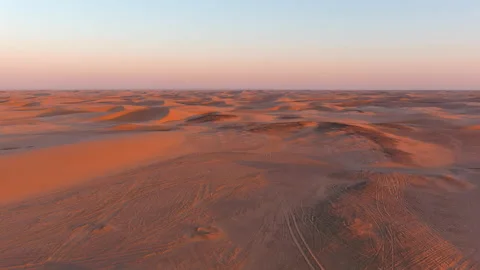 4K Aerial Drone through the desert Video stock 202132017