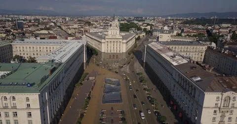 4K Aerial drone video of Sofia Stock Footage 125444066