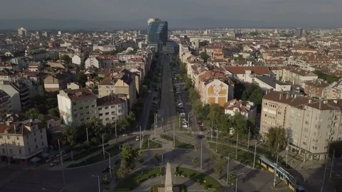 4K Aerial drone video of Sofia 2 Video stock 125460793
