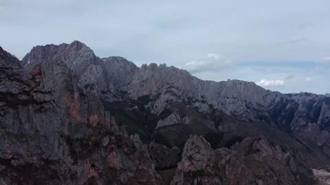 4K Aerial Drone View of Unique Mountain and Rock Formations in Western Sichuan Stock Footage 319974816