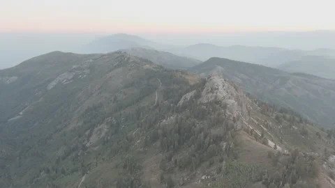 4K Aerial Drone Willard Basin Ridge Alt 3 Video stock 161089657