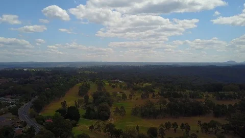 4K Aerial Golf Course Shot Video stock 80900874