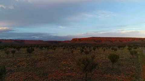 4K Aerial image of the Alice Spring desert (Australia) Stock Footage 100359674