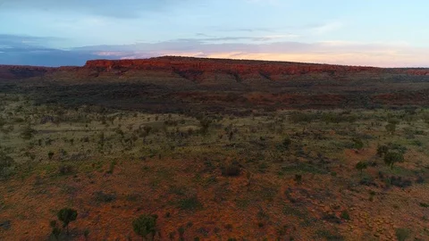 4K Aerial image of the Alice Spring desert (Australia) Stock Footage 100359703