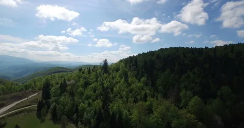 4K aerial mountains Stock Footage 49988237