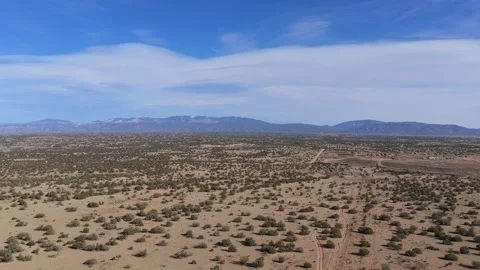4K Aerial Over Expansive High Desert Scrub And Sagebrush Stock Footage 342890329