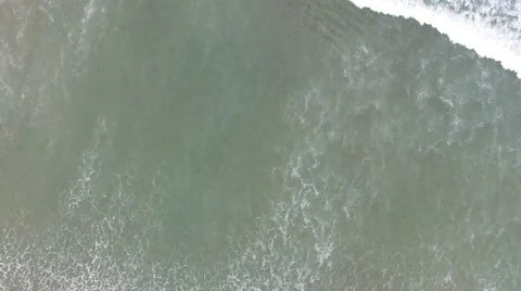 4k Aerial Surf: Vertical View with surfers Video stock 52188457
