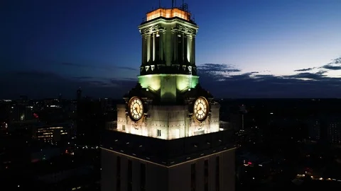 4K Aerial UT Tower Sunset Stock Footage 88844206