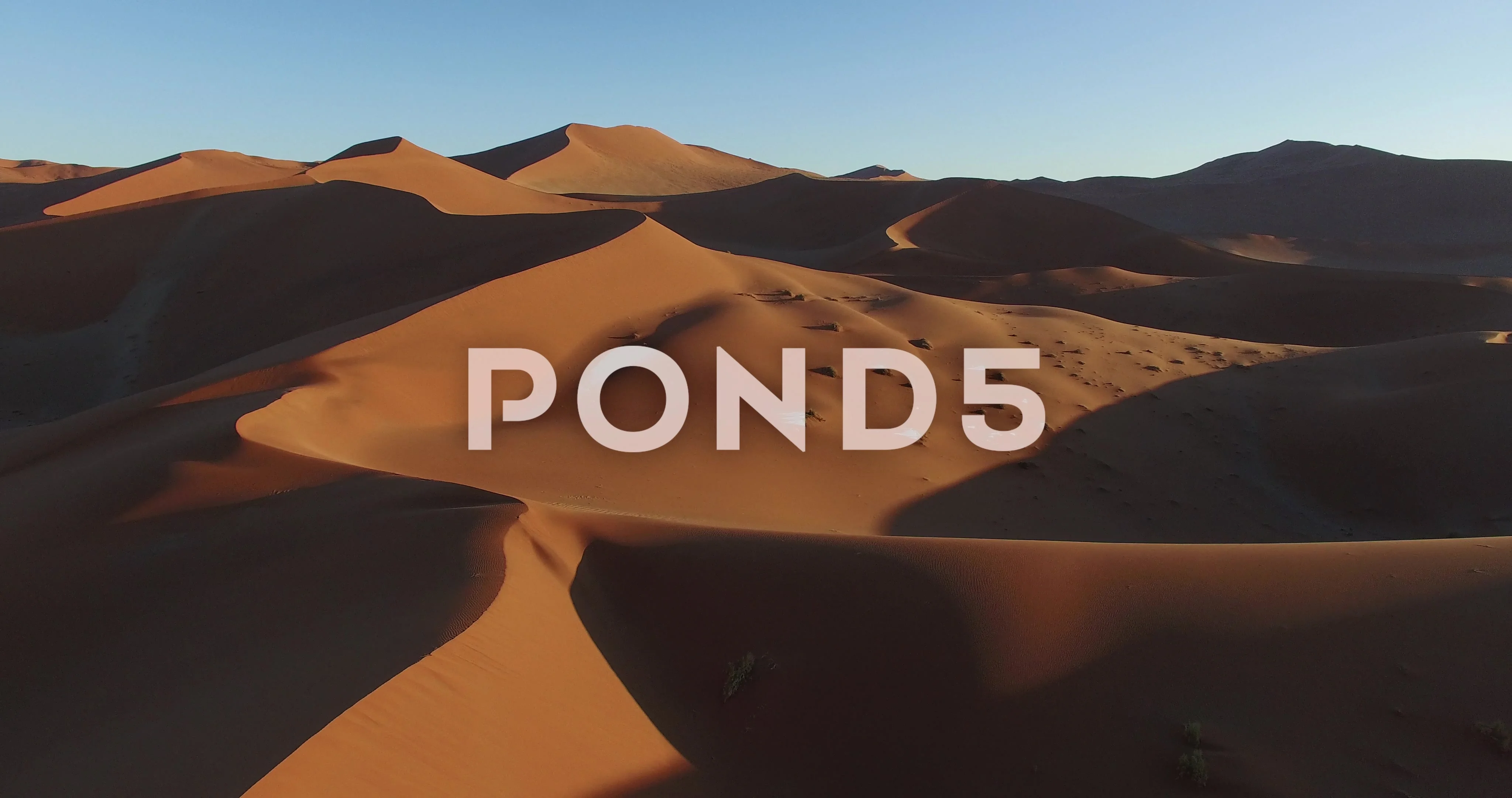 4K aerial view of endless sand dunes of ... | Stock Video | Pond5