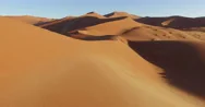 4K Aerial View Of Endless Sand Dunes Of The Namib Desert Stock Footage